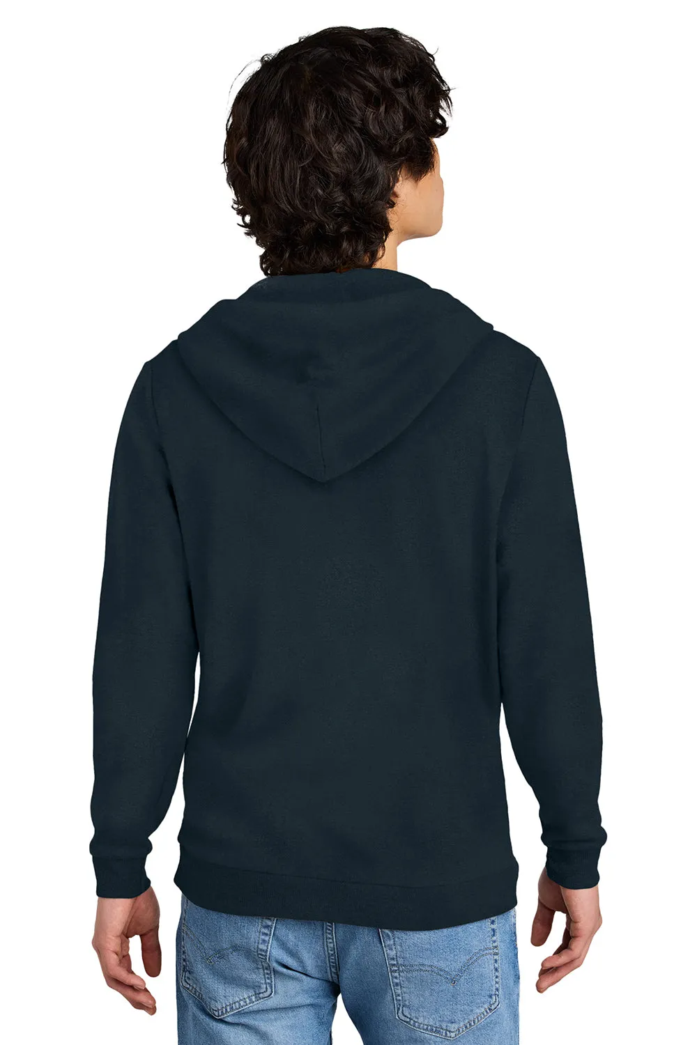 Pull à capuche en tri-polaire parfait pour hommes avec fermeture éclair complète et poches - Nouveau bleu marine