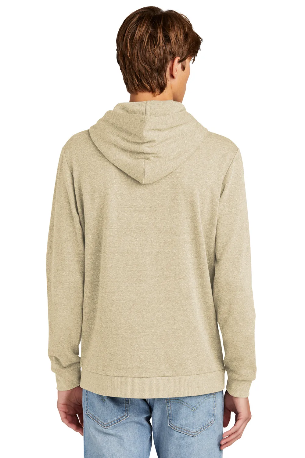 Pull à capuche parfait pour hommes en tri-polaire avec poche kangourou - Désert beige chiné