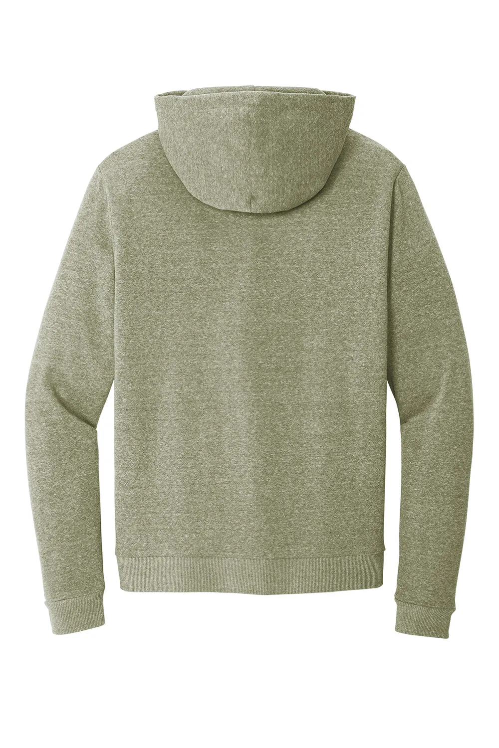Pull à capuche parfait pour hommes en tri polaire District avec poche kangourou - Vert militaire givré