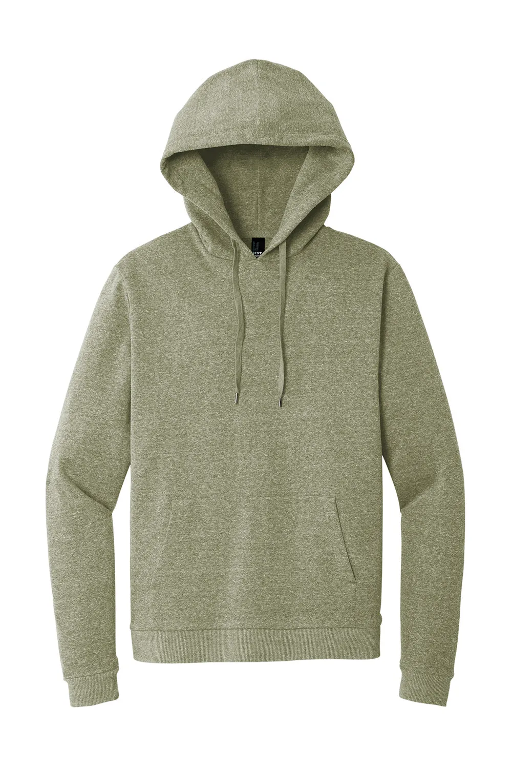 Pull à capuche parfait pour hommes en tri polaire District avec poche kangourou - Vert militaire givré