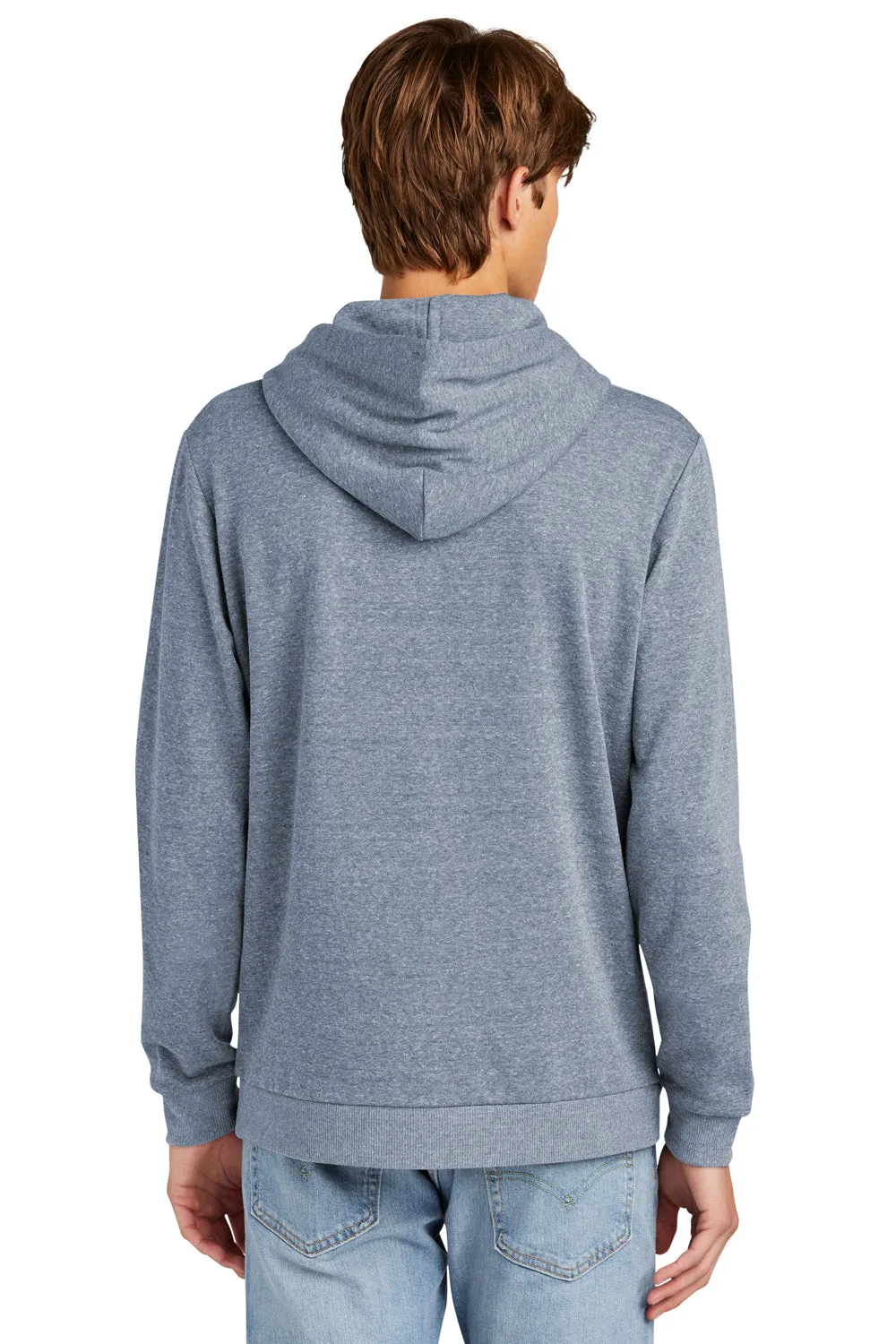 Pull à capuche parfait pour hommes en tri polaire avec poche kangourou - Bleu marine givré