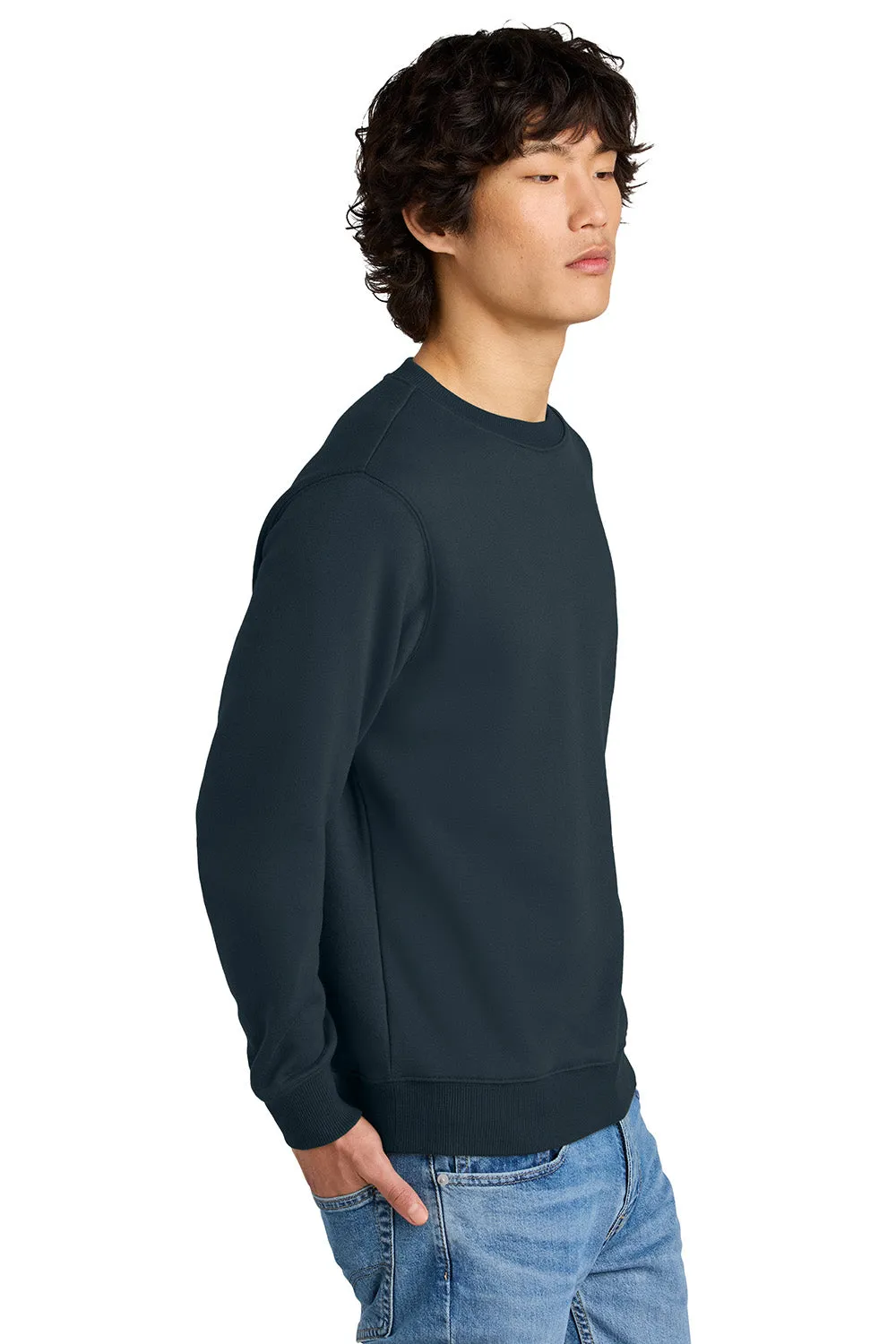 Pull en polaire District pour homme - Poids idéal - Nouveau bleu marine