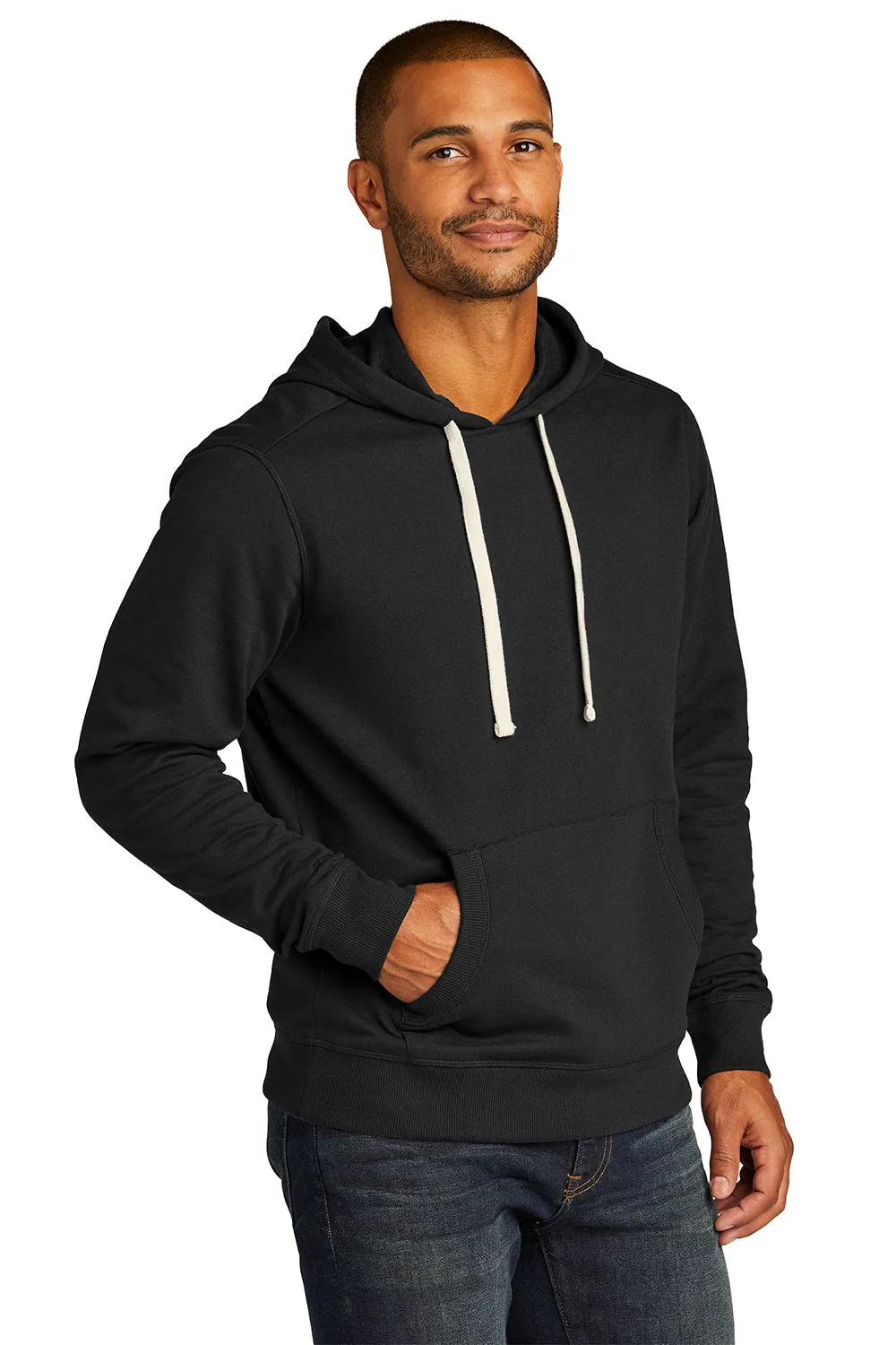 Pull à capuche en polaire District Mens avec poche kangourou - Noir