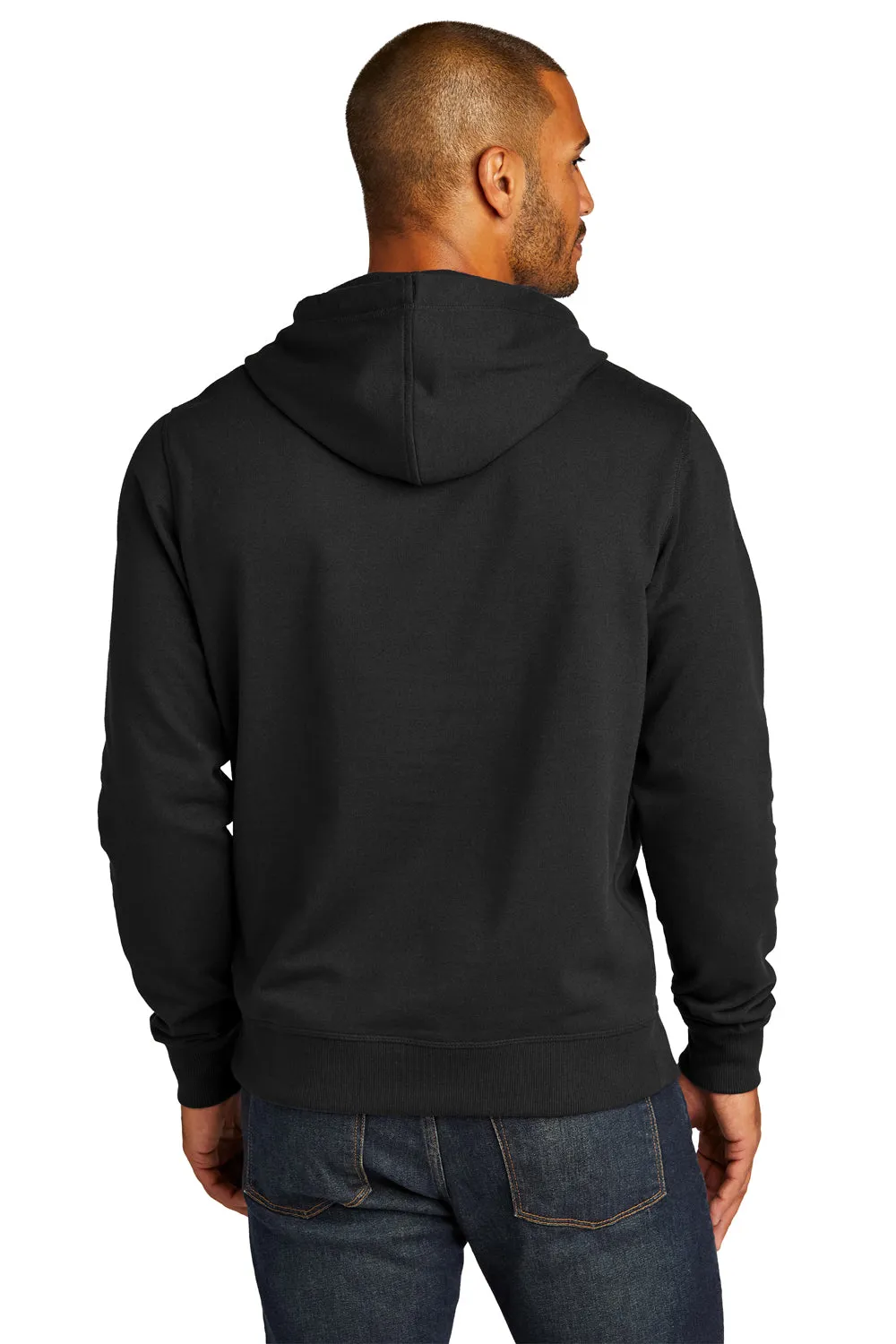 Pull à capuche en polaire District Mens avec poche kangourou - Noir