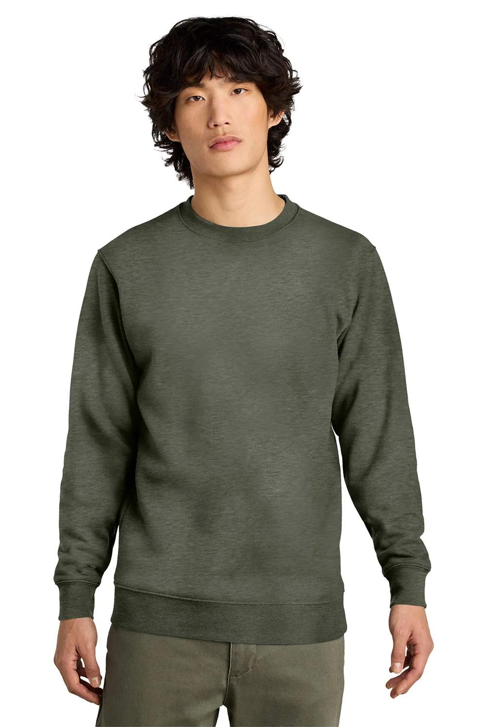 Pull en polaire très important pour hommes District - Vert olive chiné