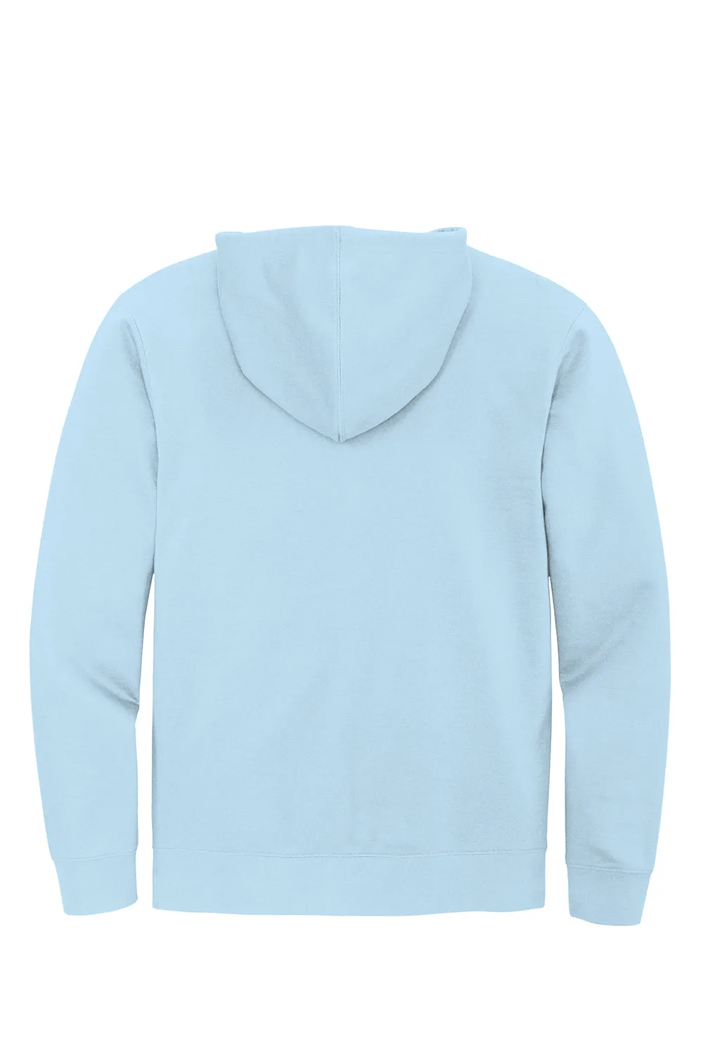 Pull à capuche zippé très important pour hommes District avec poches - Bleu glace