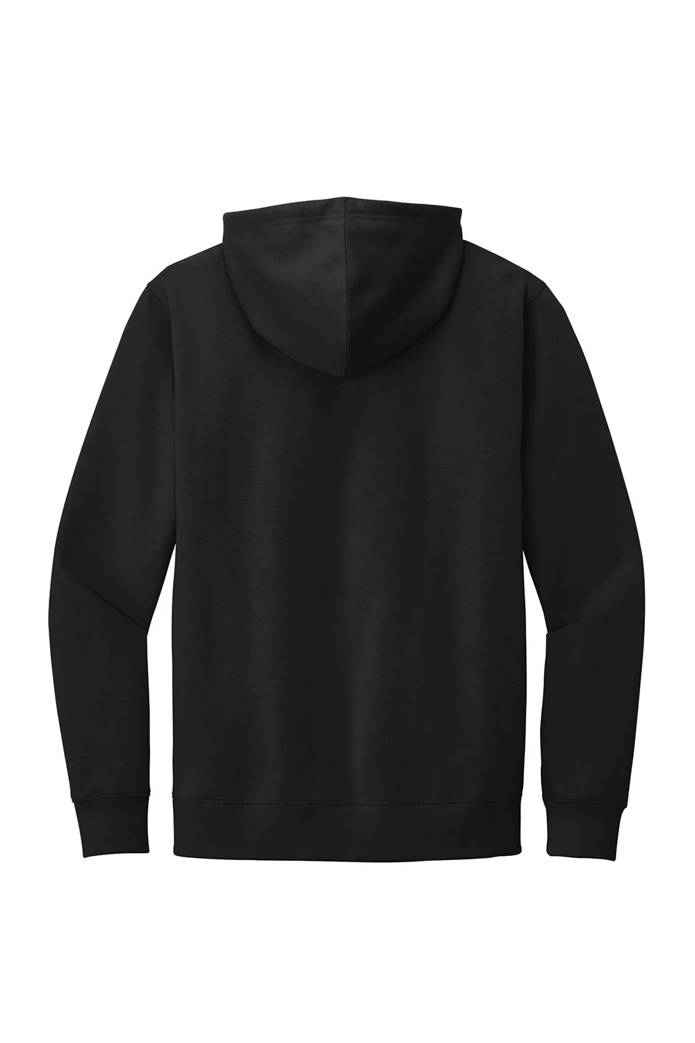 Pull à capuche en polaire très important pour hommes District avec poche kangourou - Noir