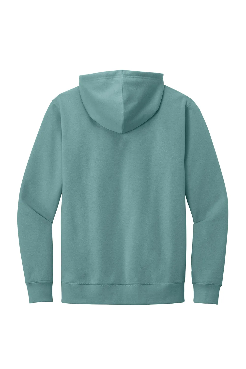 Pull à capuche en polaire très important pour hommes District avec poche kangourou - Bleu eucalyptus