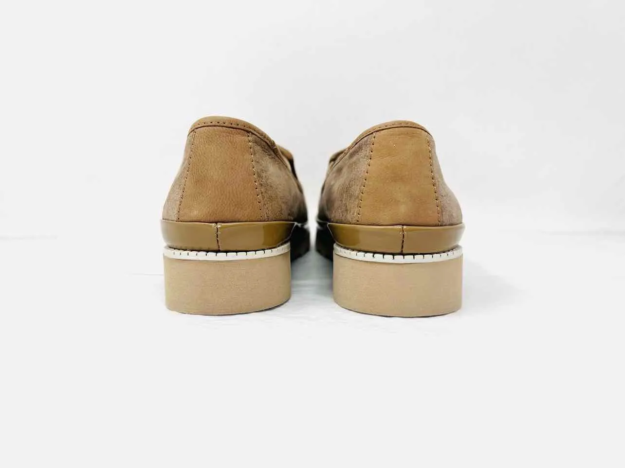 Chaussures de marque Donald Pliner Taille 8 Marron Clair Métallisé à Enfilage Rapide