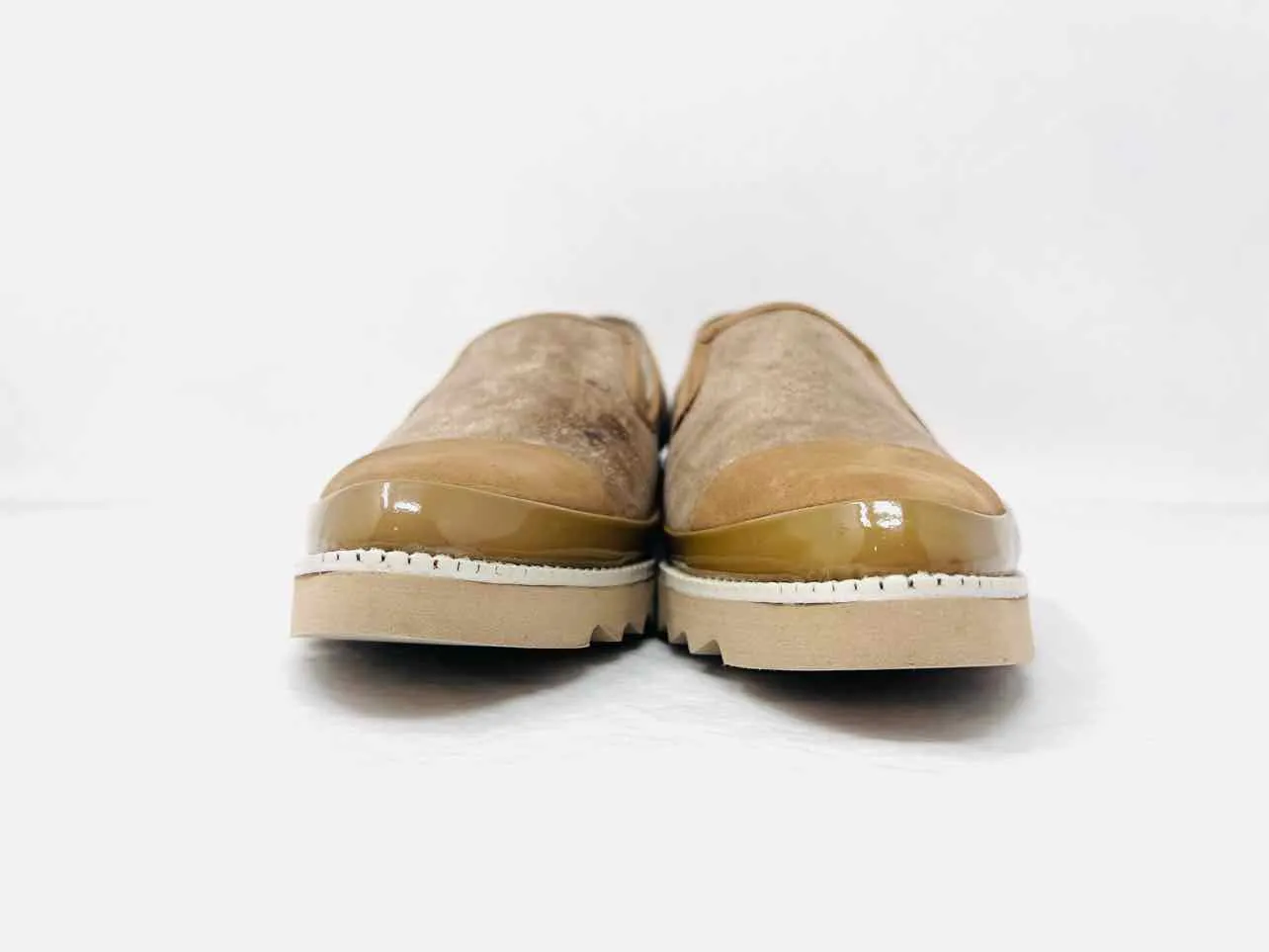Chaussures de marque Donald Pliner Taille 8 Marron Clair Métallisé à Enfilage Rapide