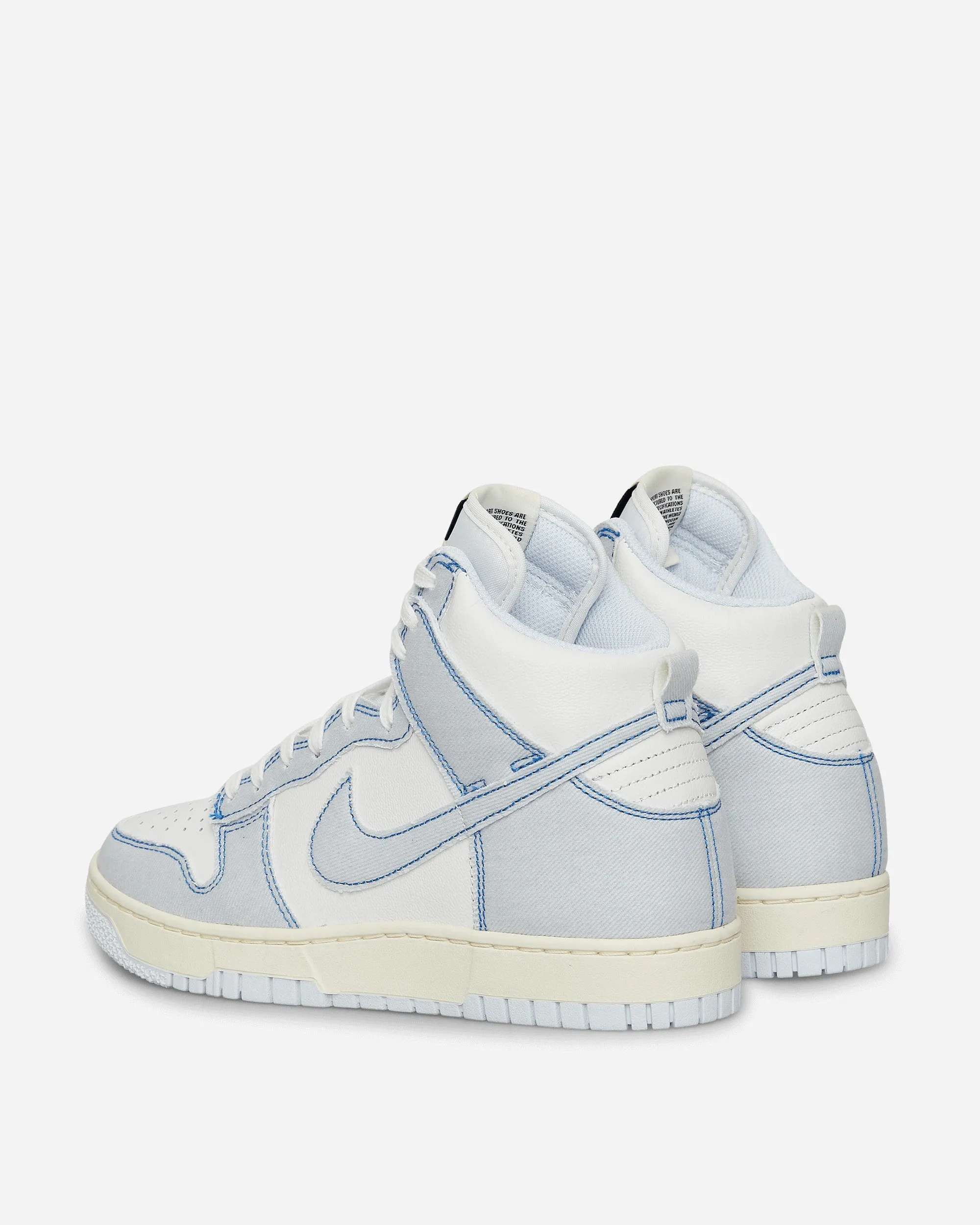 Baskets Dunk Hi 1985 en Denim Bleu
