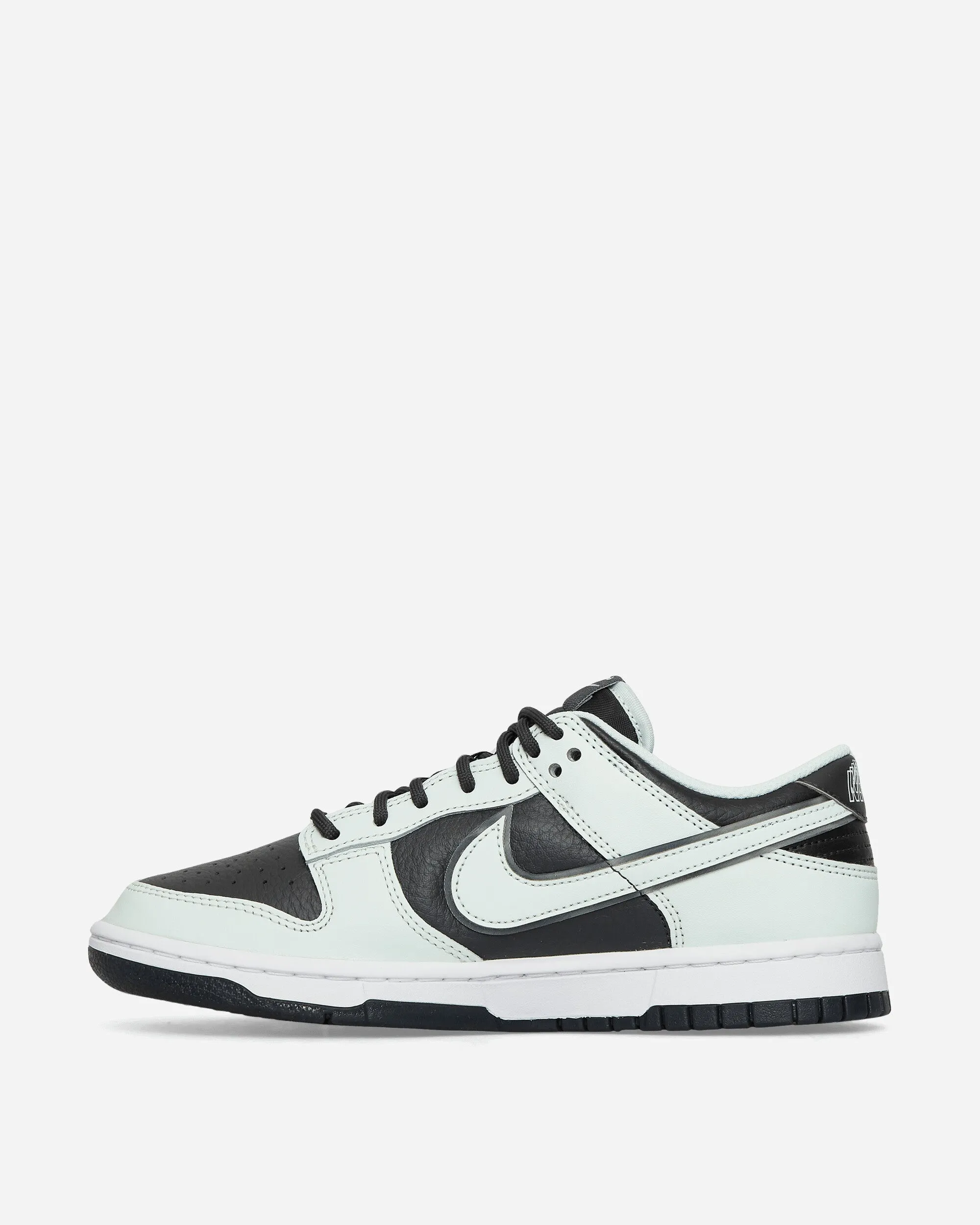 Baskets Dunk Low Retro Premium Gris Fumée Foncé / Blanc / Vert Pâle