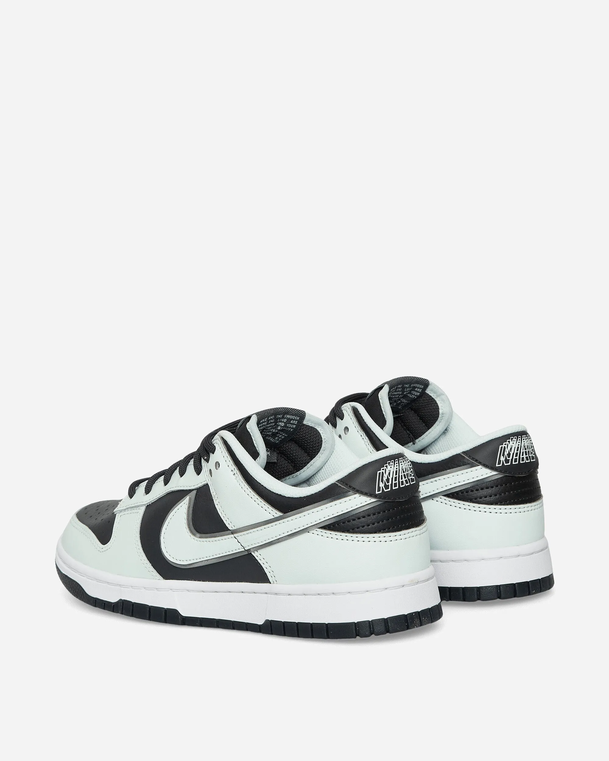Baskets Dunk Low Retro Premium Gris Fumée Foncé / Blanc / Vert Pâle