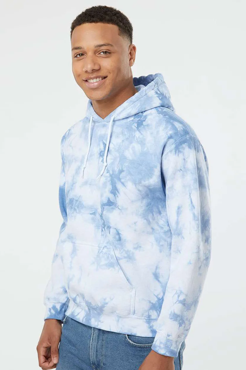 Dyenomite Sweat à capuche mélangé pour hommes avec poche kangourou - Ciel nuageux cristallin