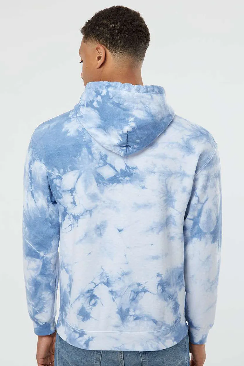 Dyenomite Sweat à capuche mélangé pour hommes avec poche kangourou - Ciel nuageux cristallin