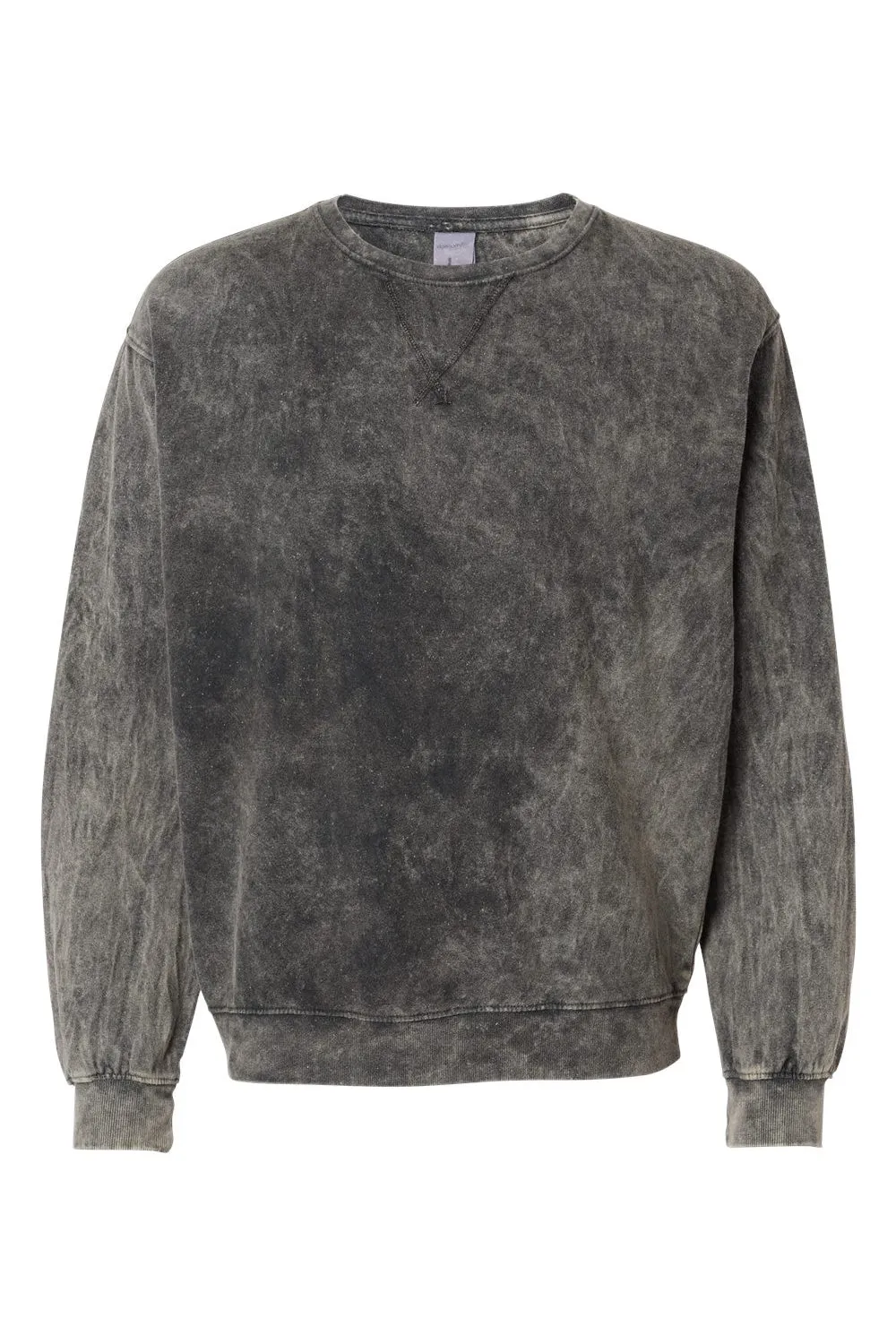 Dyenomite Sweat-shirt à capuche premium en polaire pour hommes avec lavage minéral - Lavage minéral gris