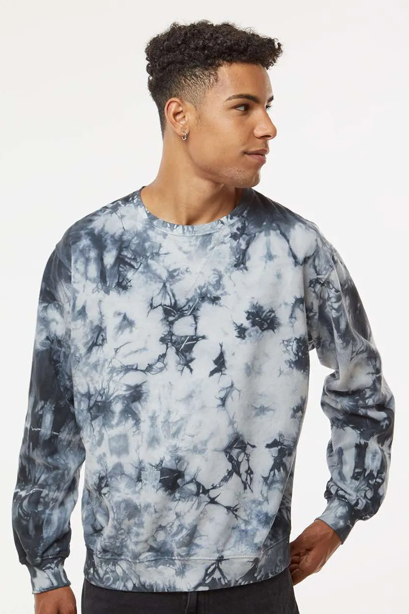 Dyenomite Sweat-shirt à capuche homme teint en noir - Cristal noir
