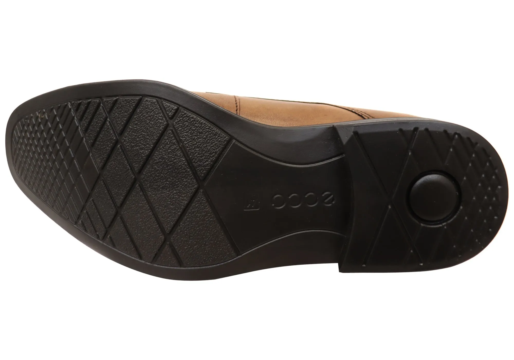 ECCO Chaussures habillées confortables en cuir pour homme Melbourne à lacets
