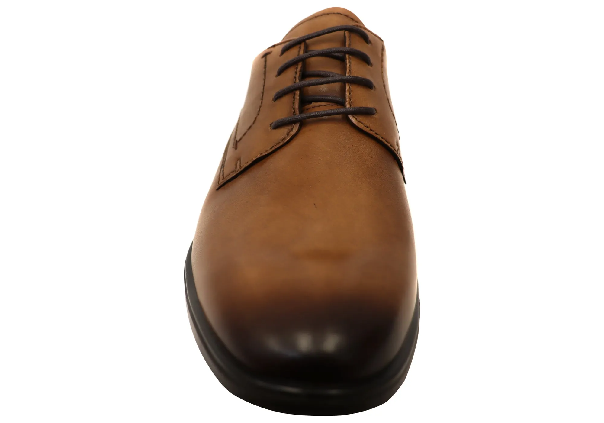 ECCO Chaussures habillées confortables en cuir pour homme Melbourne à lacets