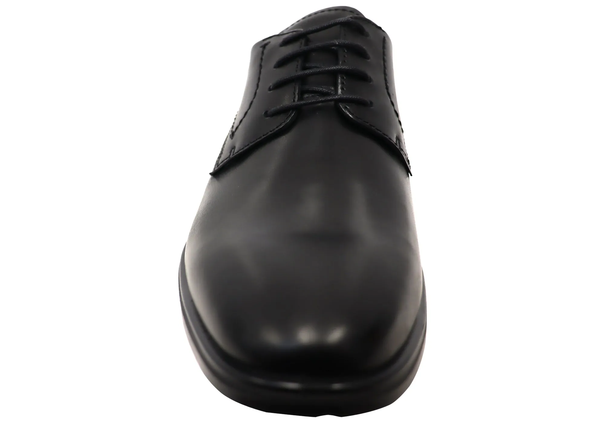ECCO Chaussures habillées confortables en cuir pour homme Melbourne à lacets