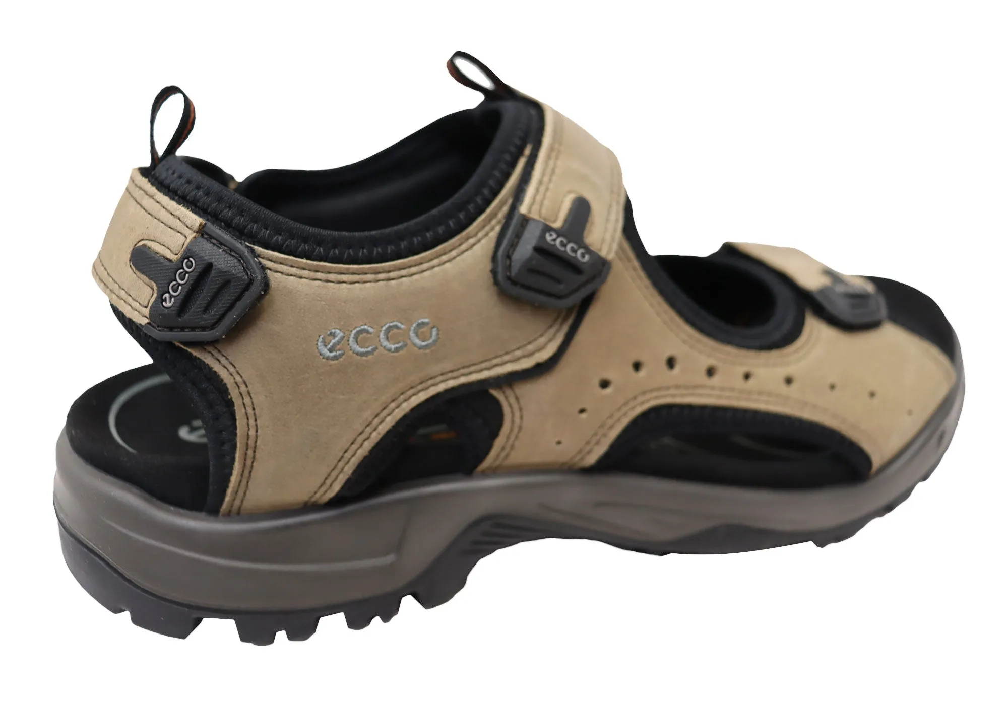 Sandales de randonnée confortables en cuir pour hommes ECCO