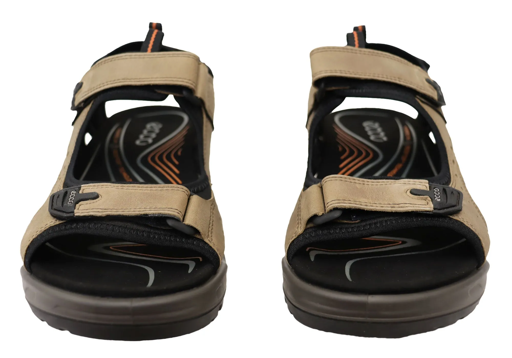 Sandales de randonnée confortables en cuir pour hommes ECCO