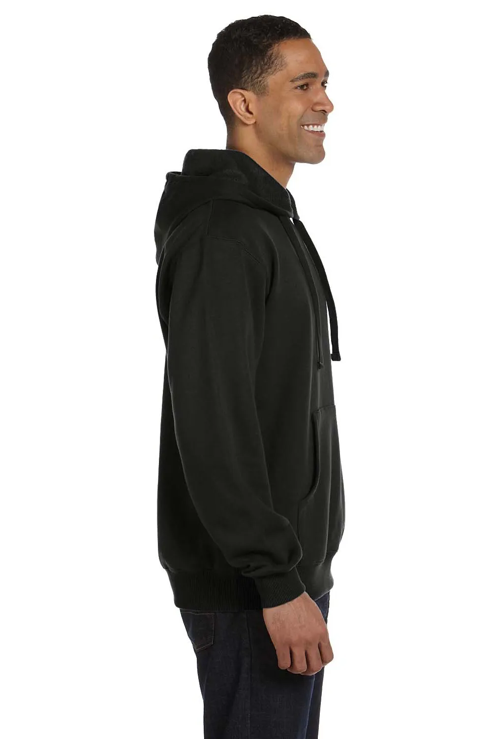 Econscious Sweat à capuche pour homme avec poche kangourou - Noir