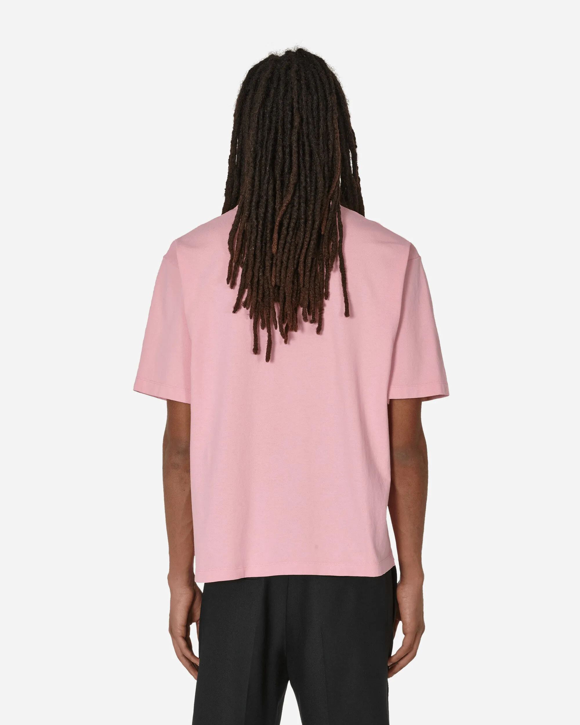 T-shirt à logo brodé rose