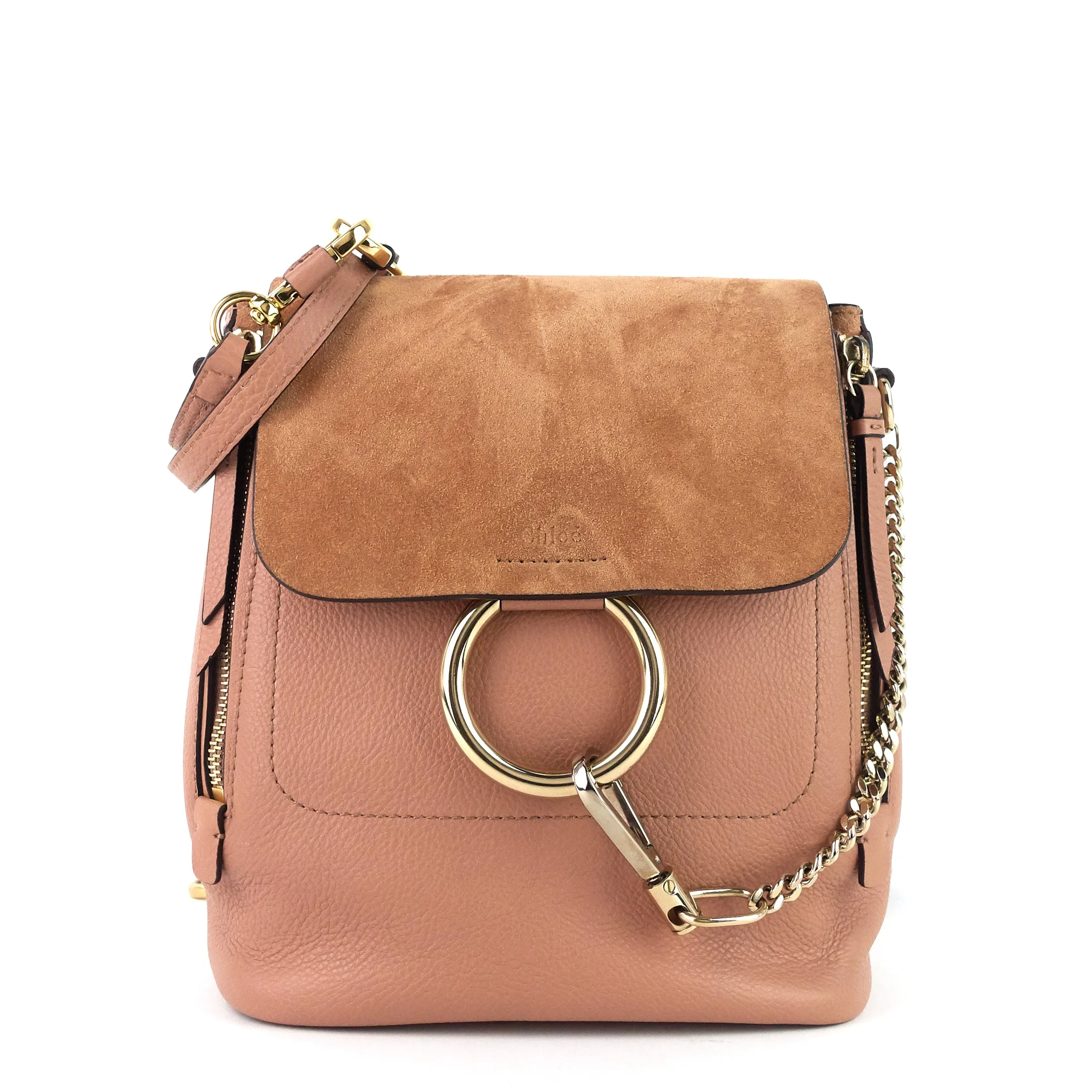 Sac à dos en veau et suède Faye Bags_Chloé