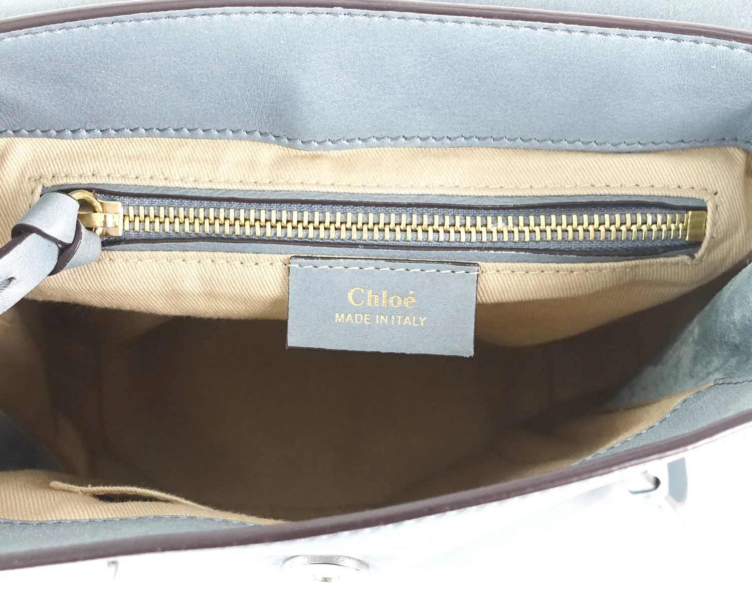 Sac à dos Faye en daim et cuir veau - Chloé