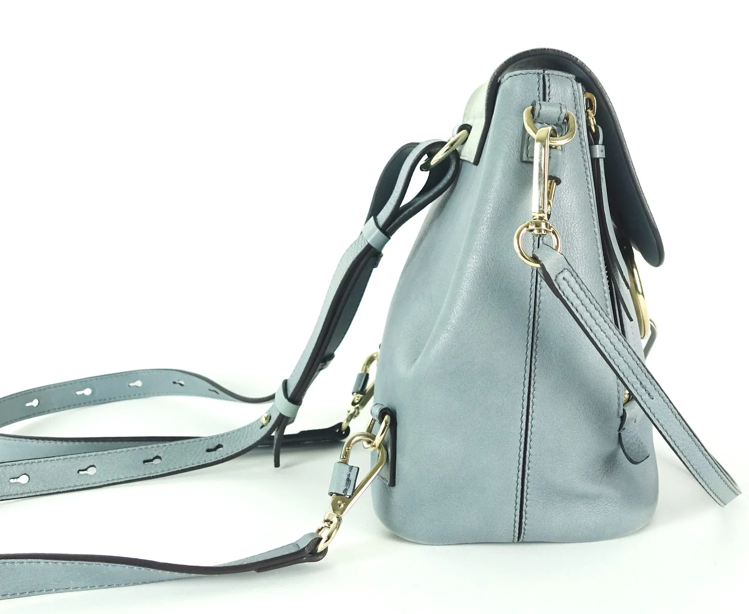 Sac à dos Faye en daim et cuir veau - Chloé