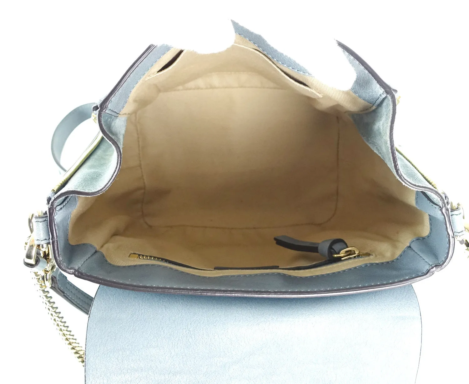 Sac à dos Faye en daim et cuir veau - Chloé