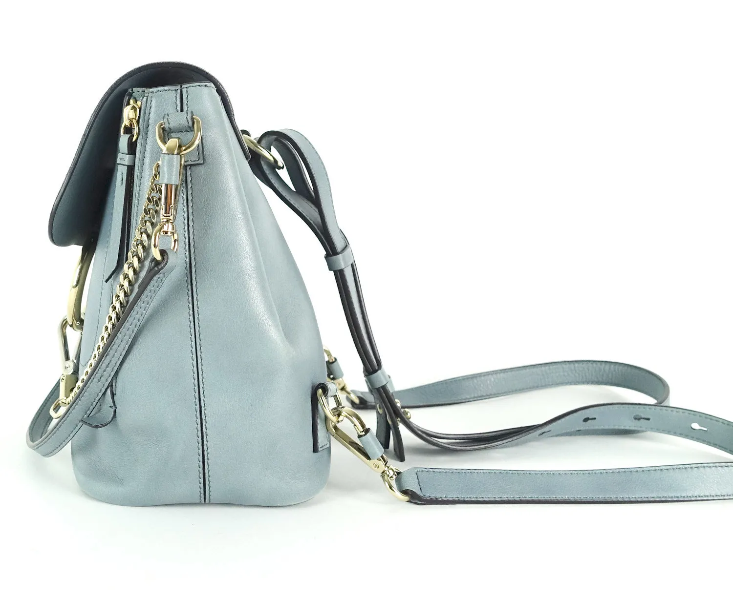 Sac à dos Faye en daim et cuir veau - Chloé