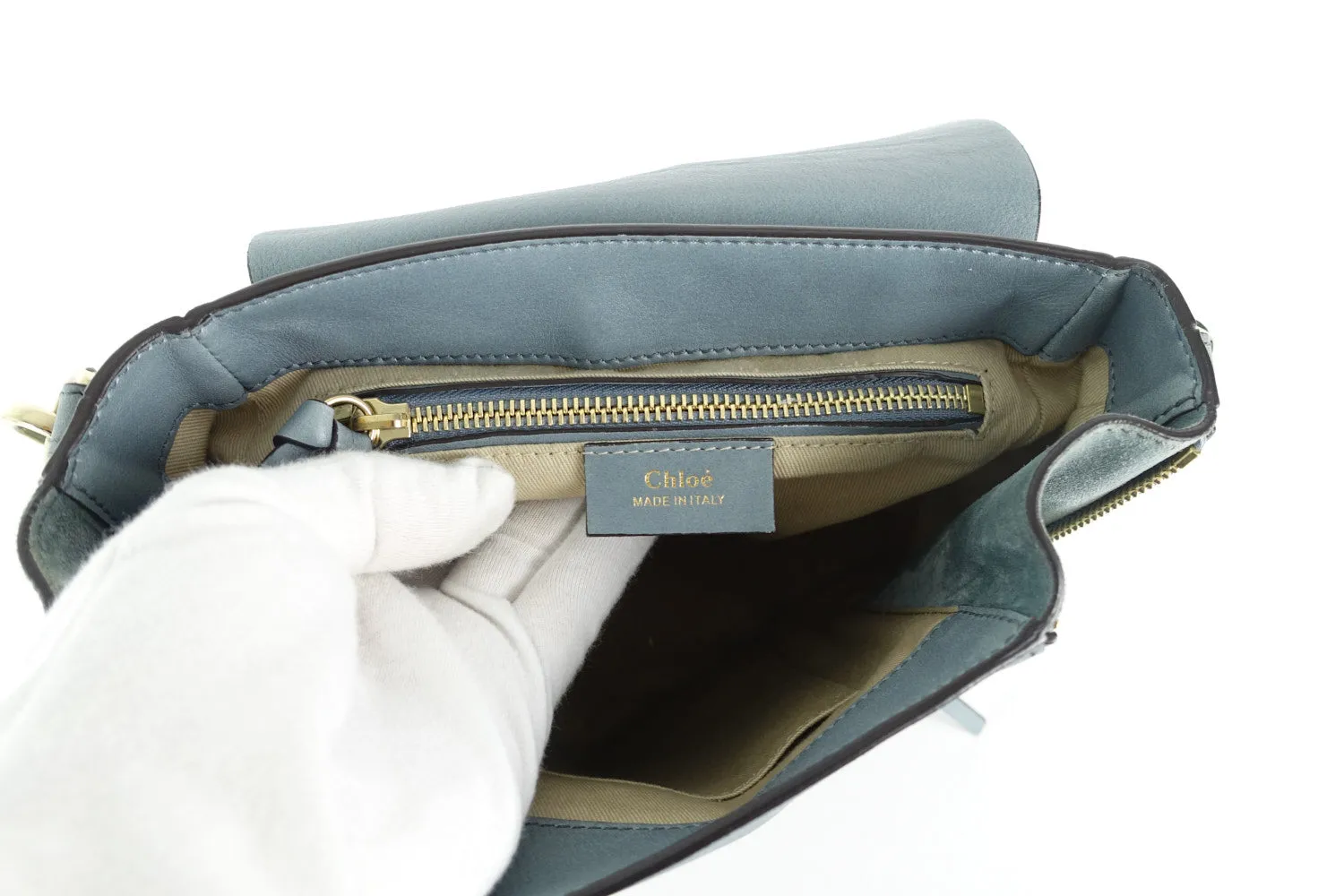 Sac à dos Faye en daim et cuir veau - Chloé