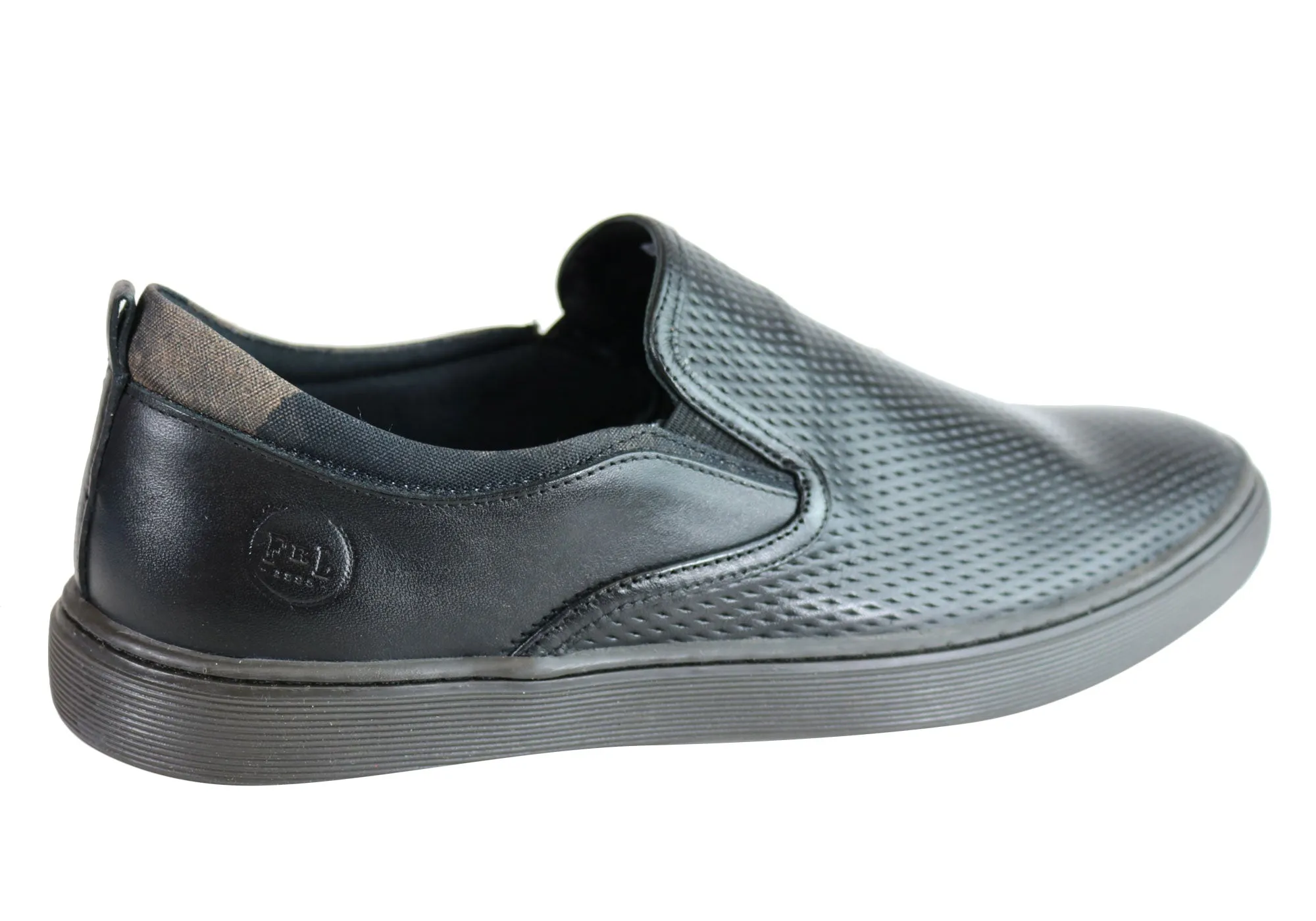 Chaussures décontractées pour hommes en cuir rembourré Ferricelli Atlas Fabriquées au Brésil Chaussures Ferricelli