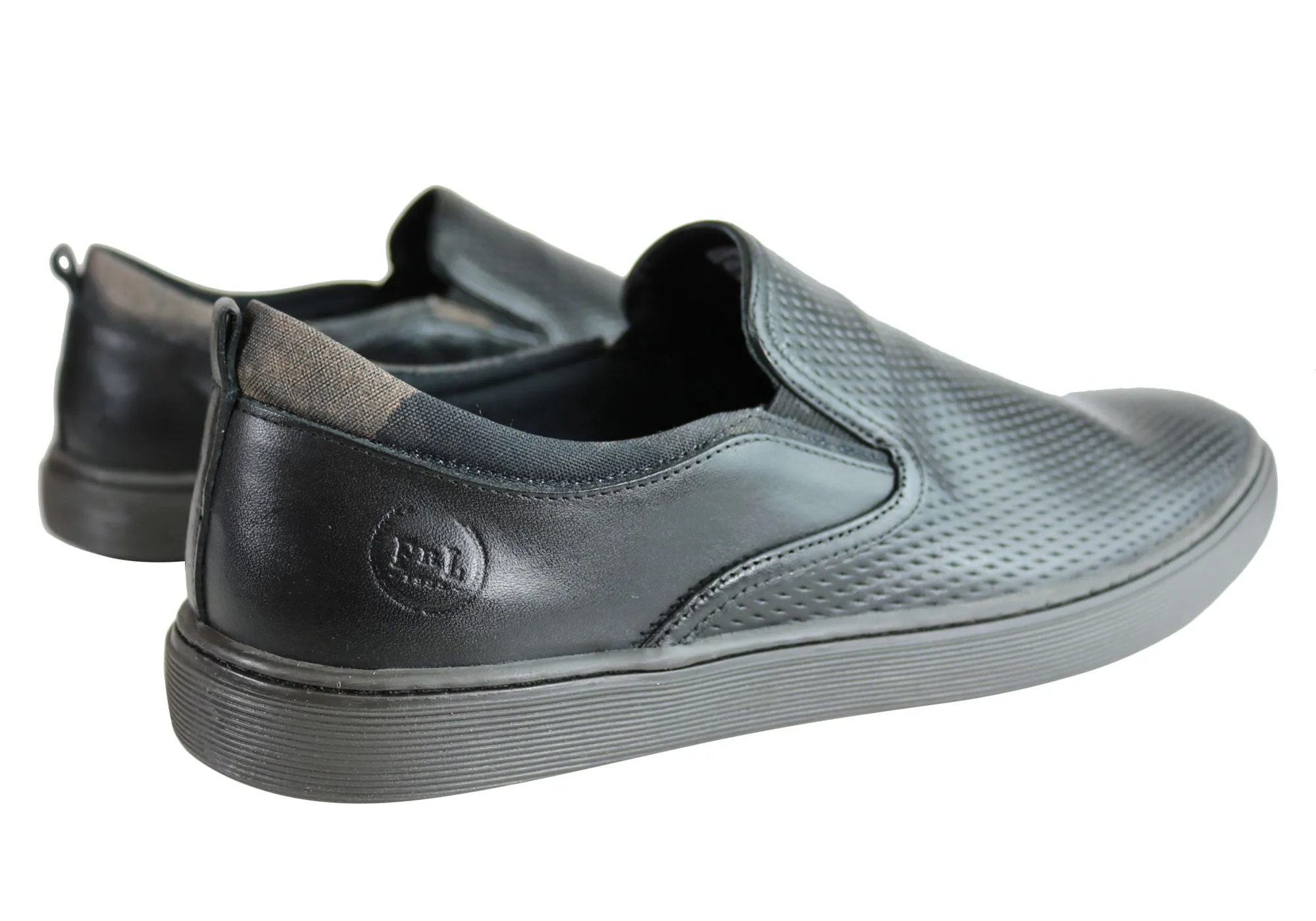 Chaussures décontractées pour hommes en cuir rembourré Ferricelli Atlas Fabriquées au Brésil Chaussures Ferricelli