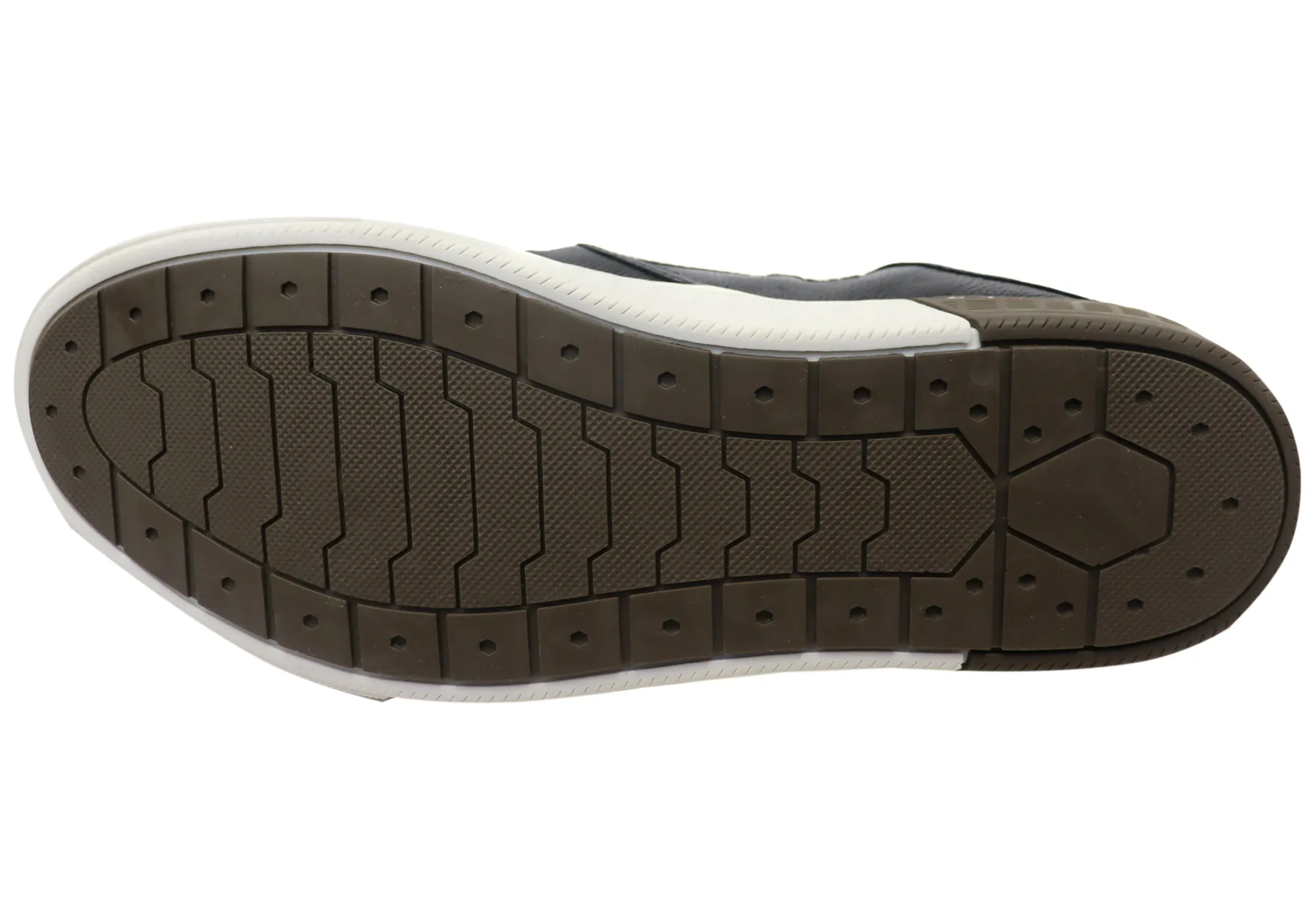 Ferricelli Lucca Chaussures Décontractées Homme en Cuir à Enfiler Fabriquées au Brésil Chaussures Ferricelli
