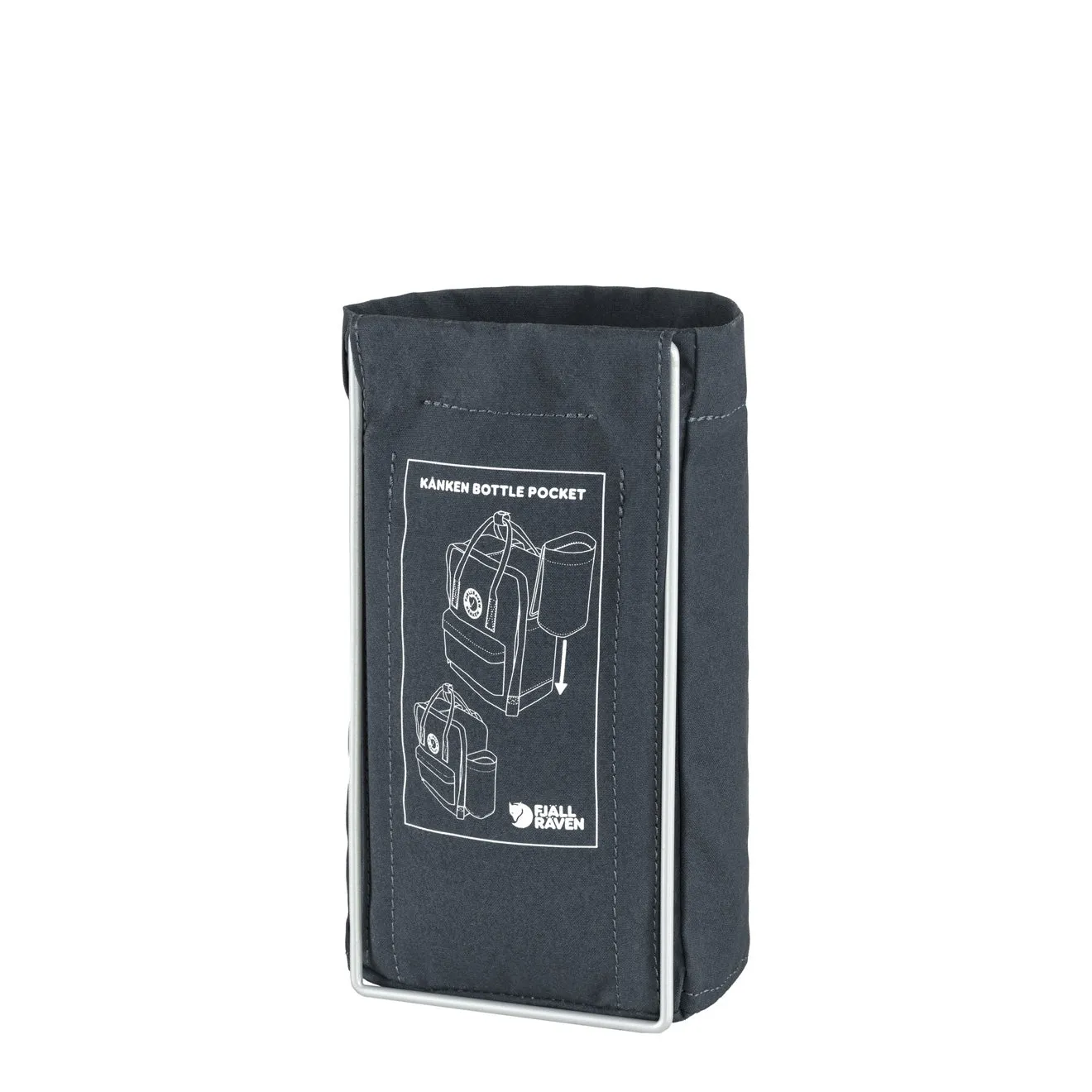 Fjallraven Kanken Poche à bouteille Marine Sacs Fjällräven Kånken