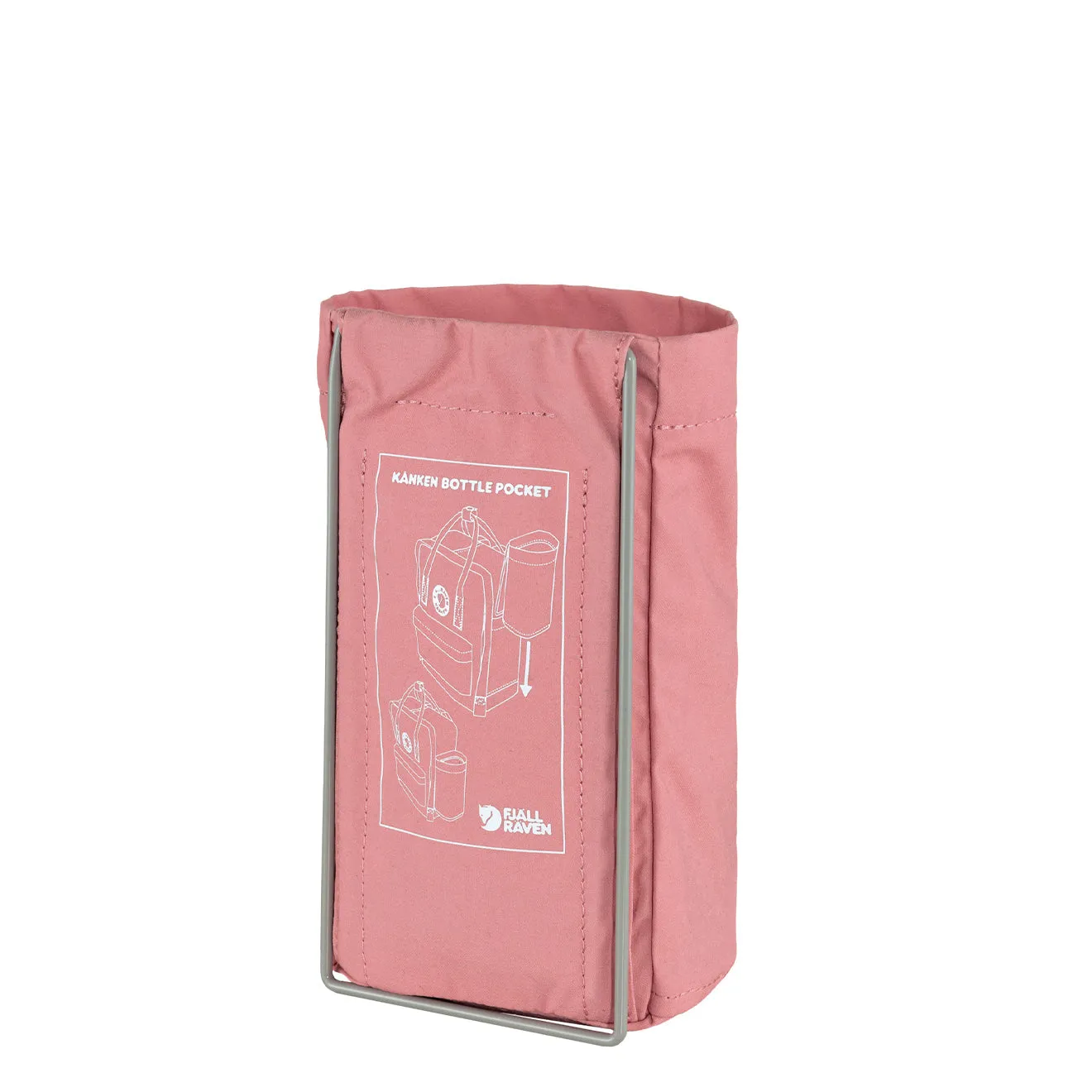 Fjallraven Kanken Poche à bouteille rose Sacs Fjällräven Kånken