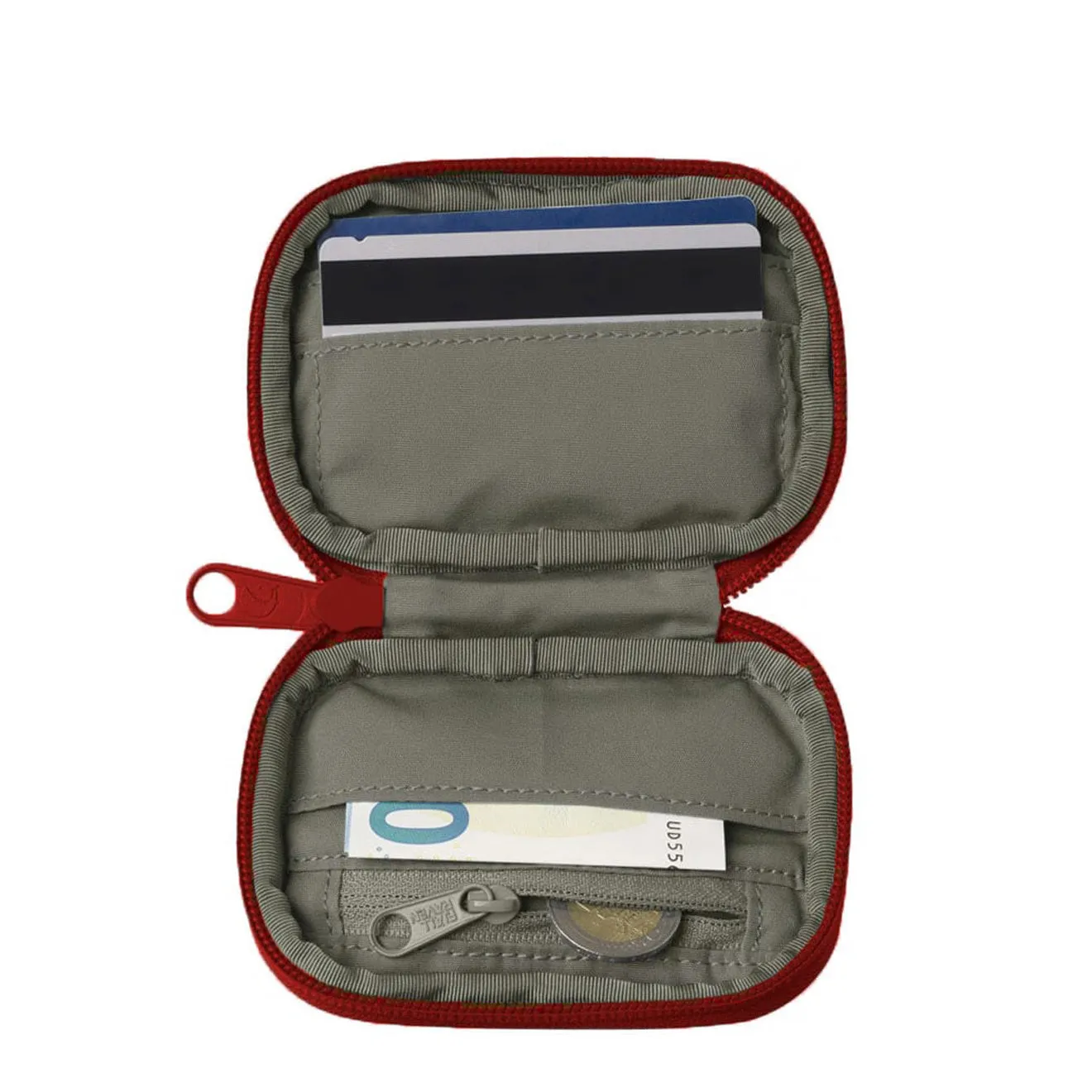 Porte-cartes Fjallraven Kanken Rouge Bœuf Sacs Fjällräven Kånken