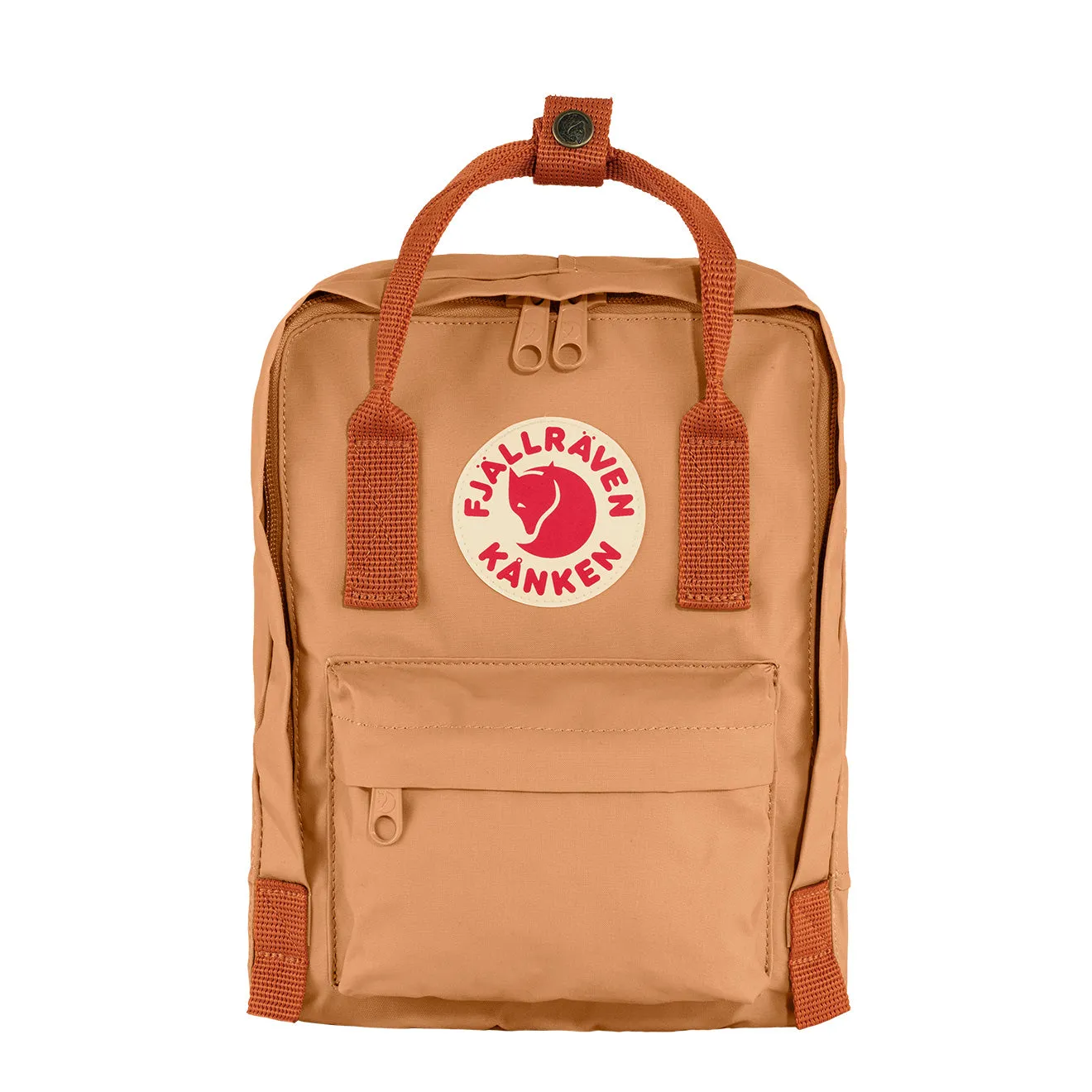 Sac à dos Fjallraven Kanken Mini Pêche Sable / Brun Terre Cuite Sacs Fjällräven Kånken