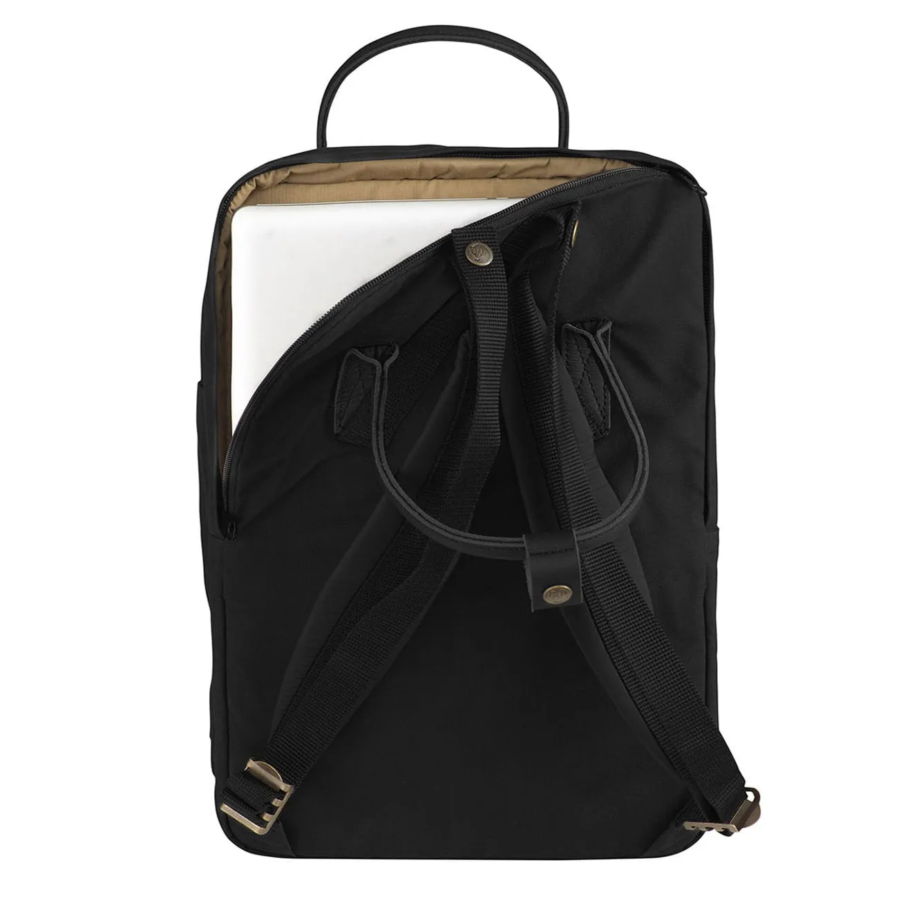 Fjallraven Kanken No. 2 Ordinateur Portable 15 Édition Noire Sacs Fjällräven Kånken