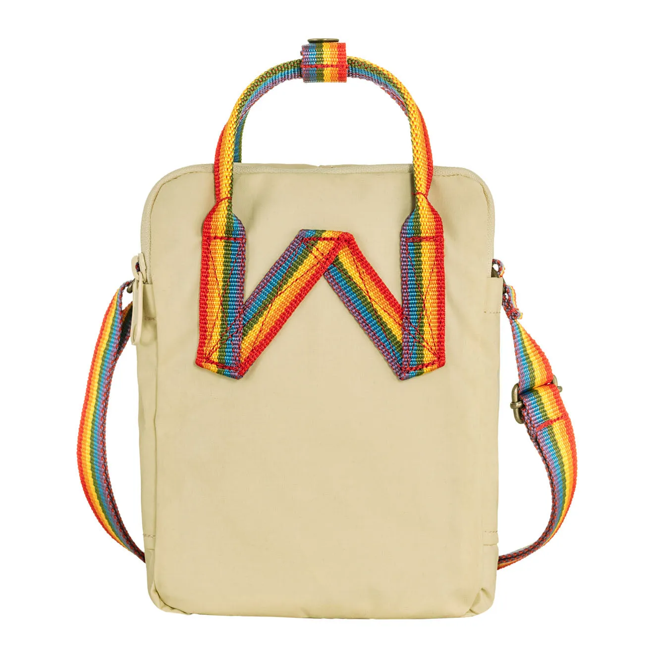 Fjallraven Kanken Rainbow Sling Light Oak - Motif Arc-en-ciel Sacs Fjällräven Kånken