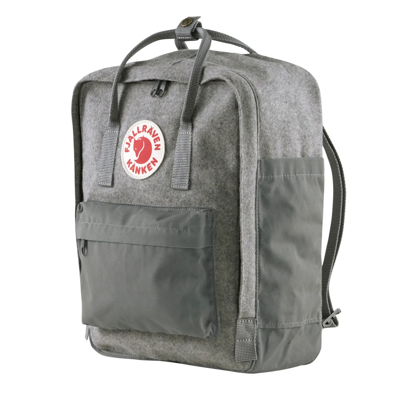 Fjallraven Kanken Re-Wool Granite Grey Sacs Fjällräven Kånken