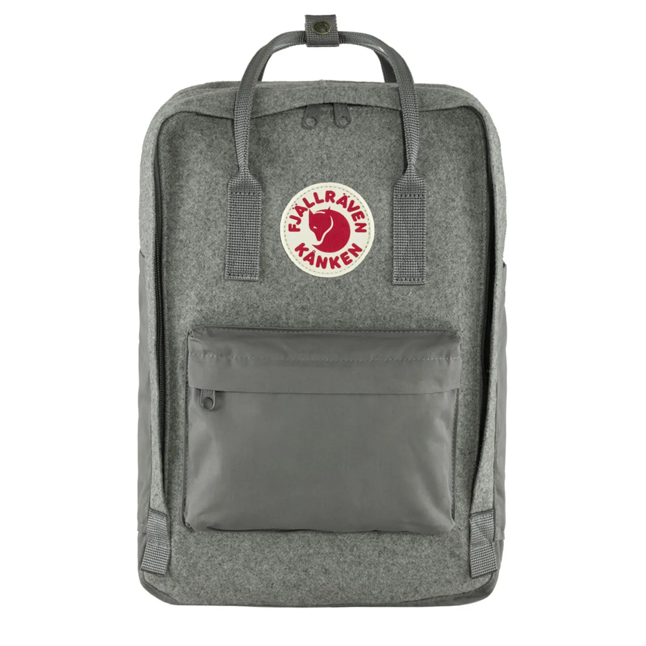Fjallraven Kanken Re-Wool Laptop 15 Granite Grey Sacs Fjällräven Kånken