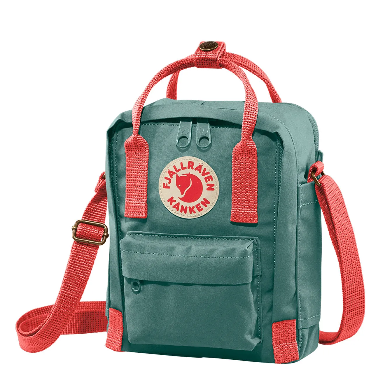 Fjallraven Kanken Sac Bandoulière Frost Green / Peach Pink Fjällräven Kånken