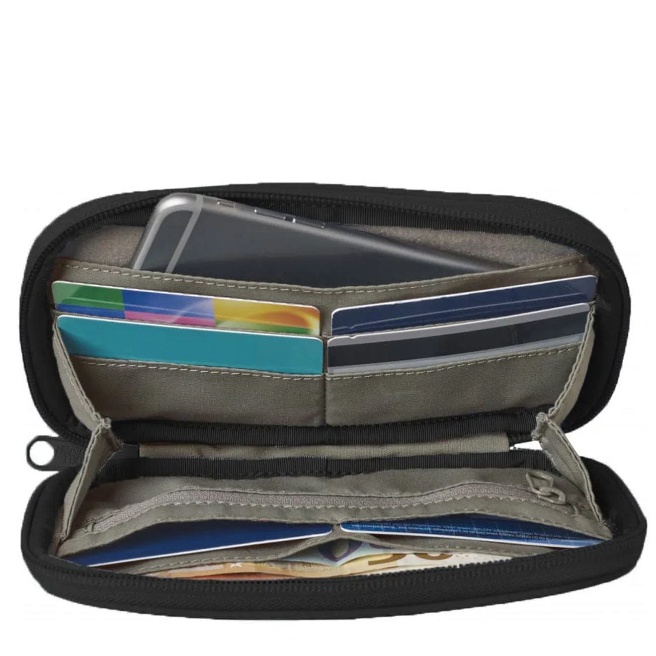 Portefeuille de voyage Fjallraven Kanken Noir Sacs Fjällräven Kånken