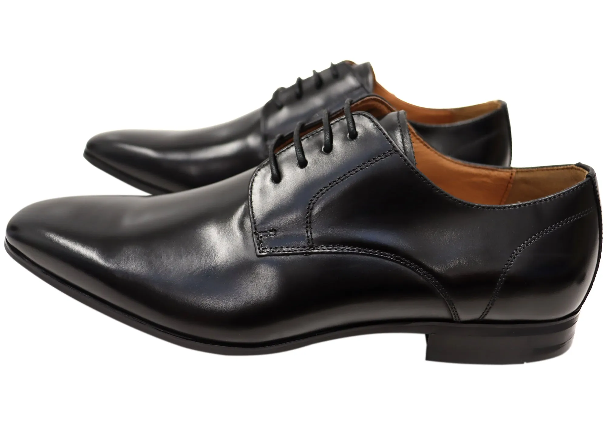 Chaussures en cuir Florsheim pour hommes, modèle Kabul à bout rond et largeur extra large (EE)