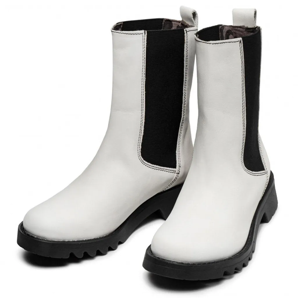 Bottes Chelsea pour Femmes Fly London Rein795Fly en Cuir Rugueux