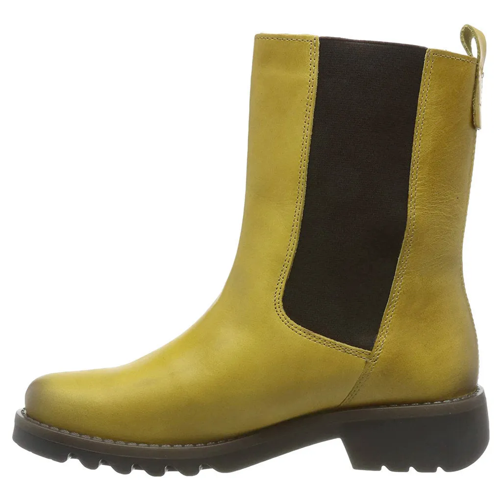 Bottes Chelsea pour Femmes Fly London Rein795Fly en Cuir Rugueux